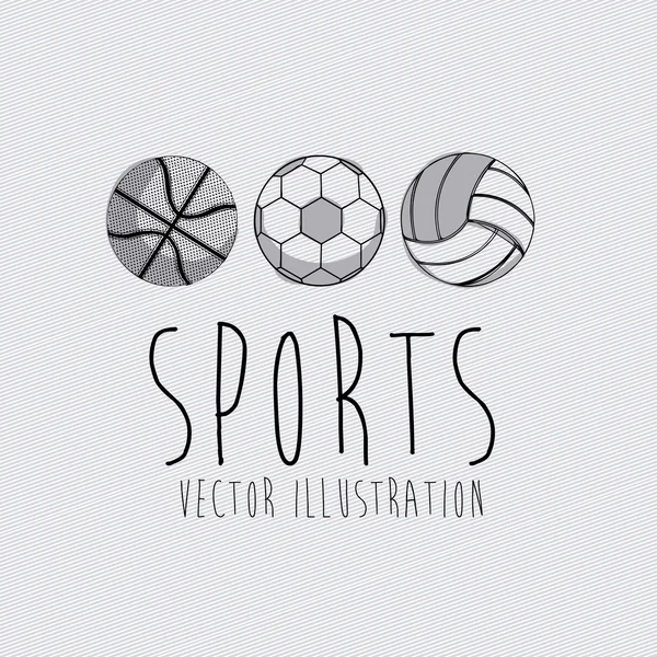 Diseño deportivo — Vector de stock