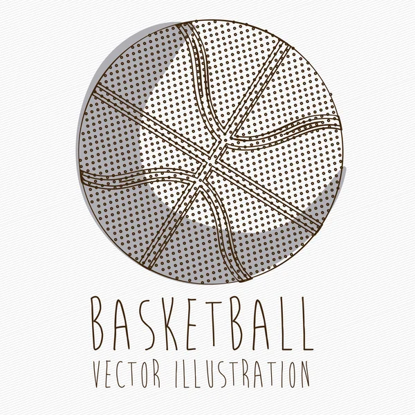 Basketbal — Stockvector