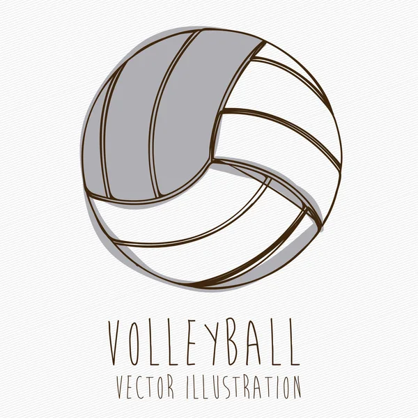 Volleyboll — Stock vektor