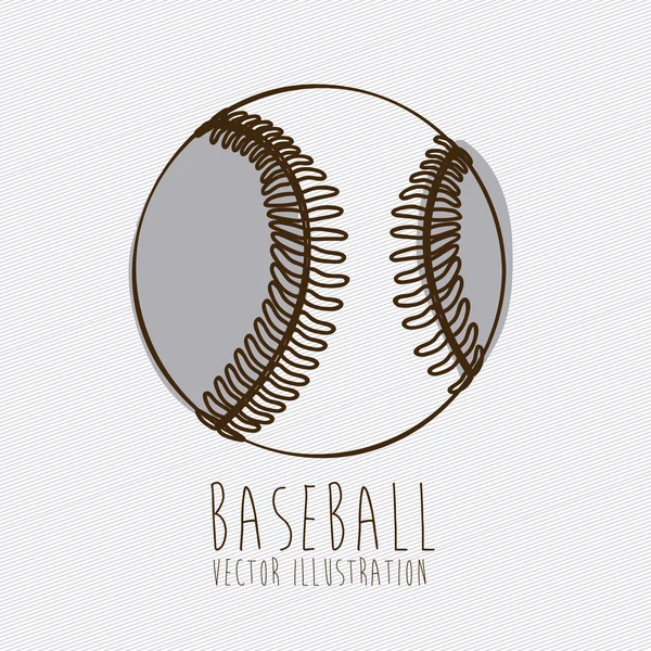 Baseball — Stockvektor