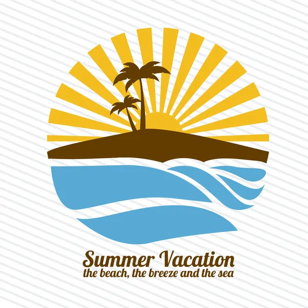 Vacaciones de verano — Archivo Imágenes Vectoriales