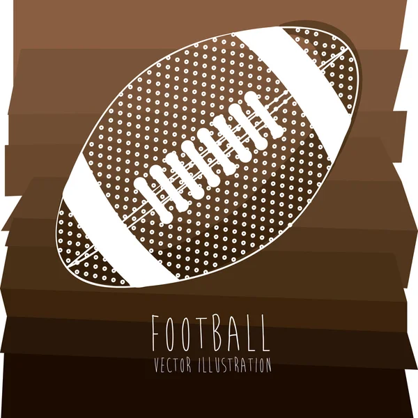 American football — Stock Vector