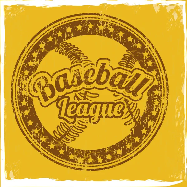 Liga de béisbol — Archivo Imágenes Vectoriales