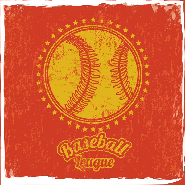 Baseball league — Stock vektor