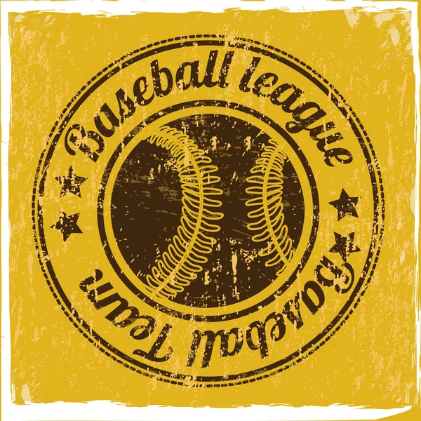 Baseball league — Stock vektor