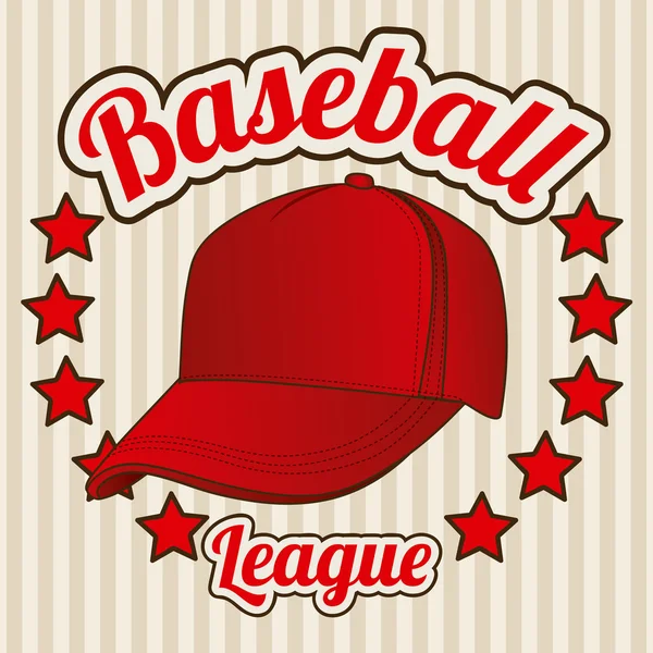 Ligue de baseball — Image vectorielle