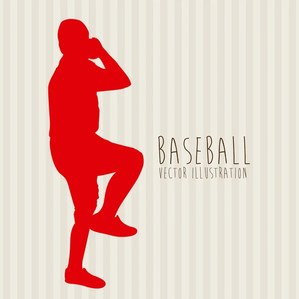Baseball — Vettoriale Stock