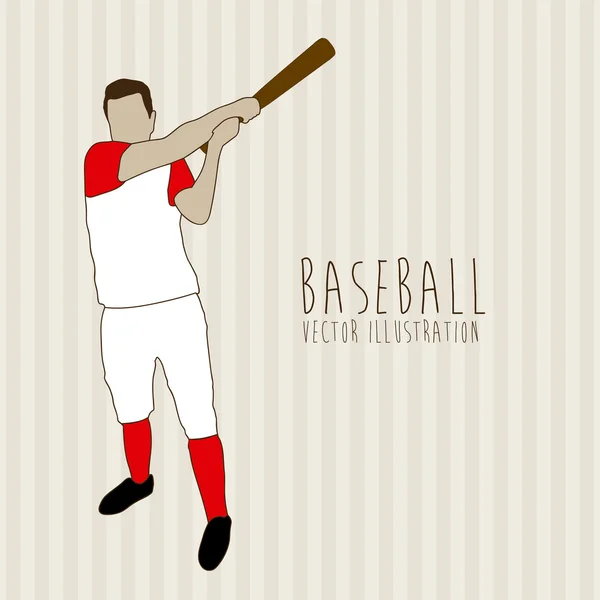 Baseball — Stockvektor