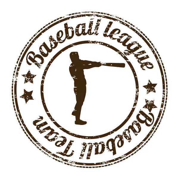 Ligue de baseball — Image vectorielle