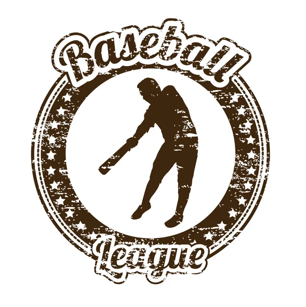 Beyzbol Ligi — Stok Vektör