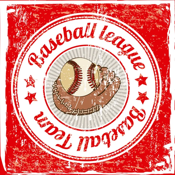 Baseball — Stockvektor