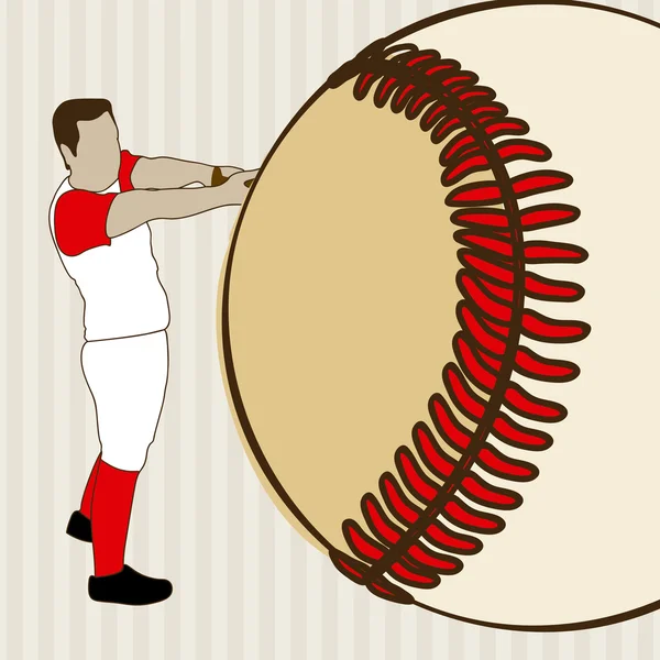 Ligue de baseball — Image vectorielle