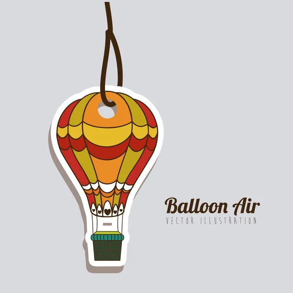 Ballongkonstruktion — Stock vektor