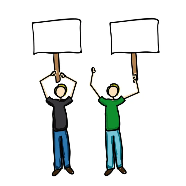 Protest pictogram — Stockvector