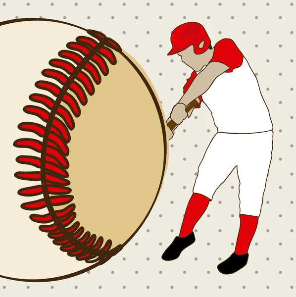 Бейсбольна Ліга — стоковий вектор