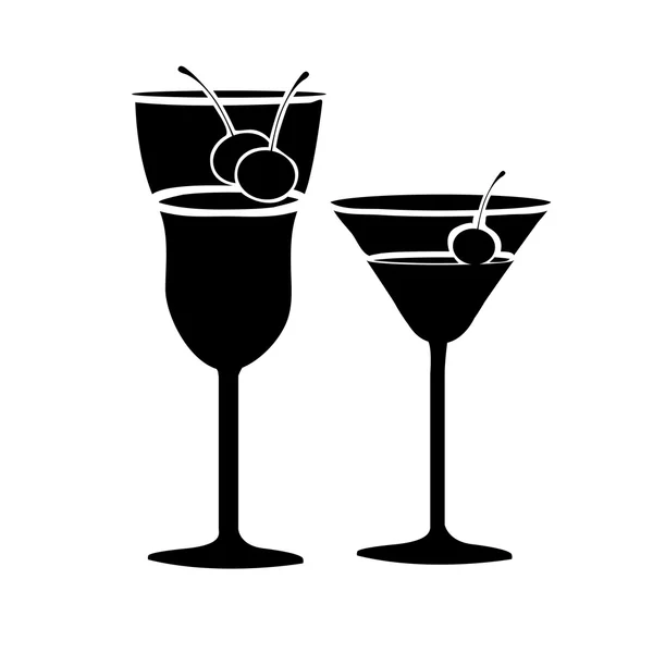 Cocktails design — Stock Vector