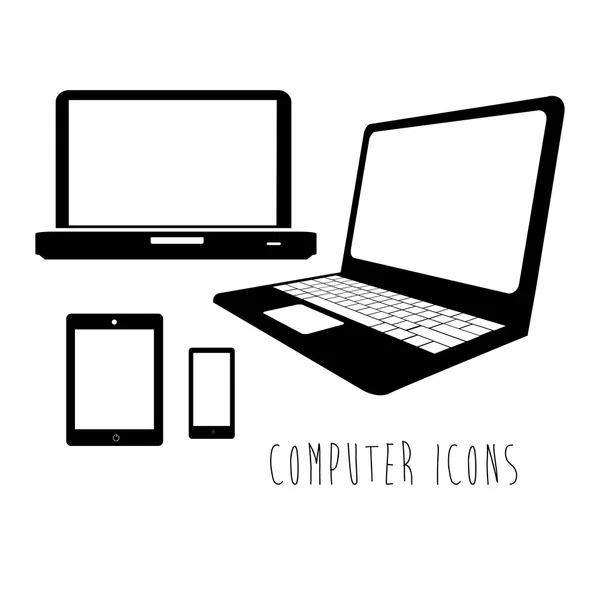 Ikony počítače — Stockový vektor