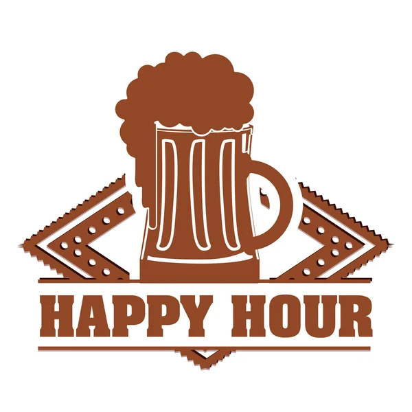 Happy hour — Stock Vector