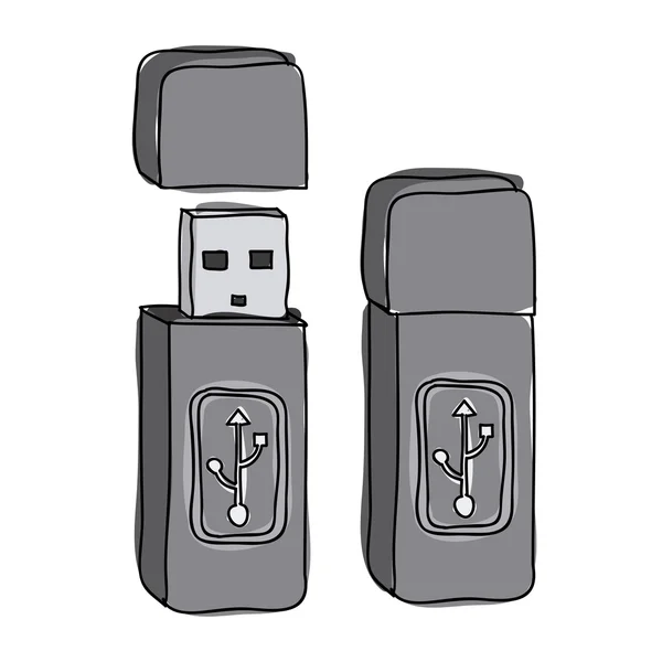 Mémoire USB — Image vectorielle