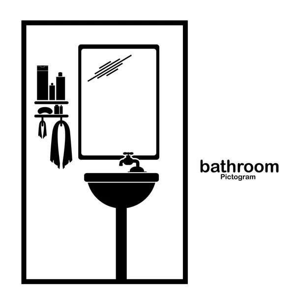 Bathroom — Stock Vector