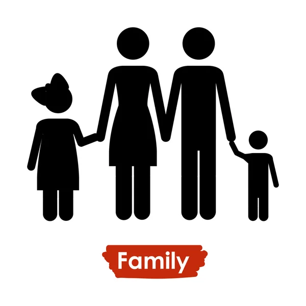 Family design — Stock Vector