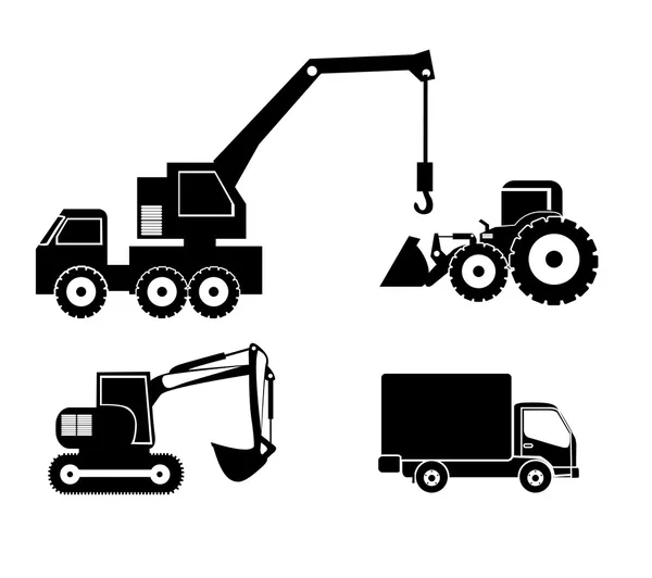 Machinery icons — Stock Vector