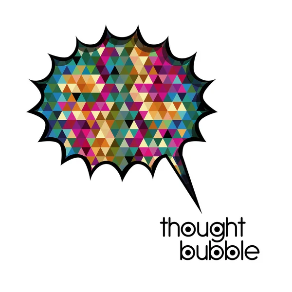 Burbuja de pensamiento — Vector de stock