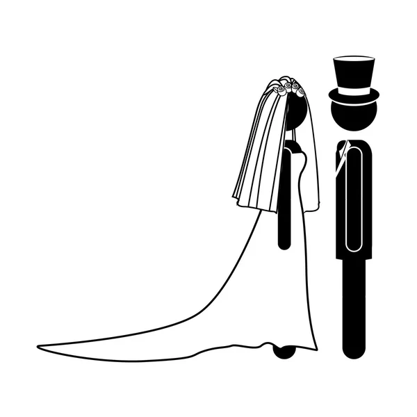 Conception de mariage — Image vectorielle