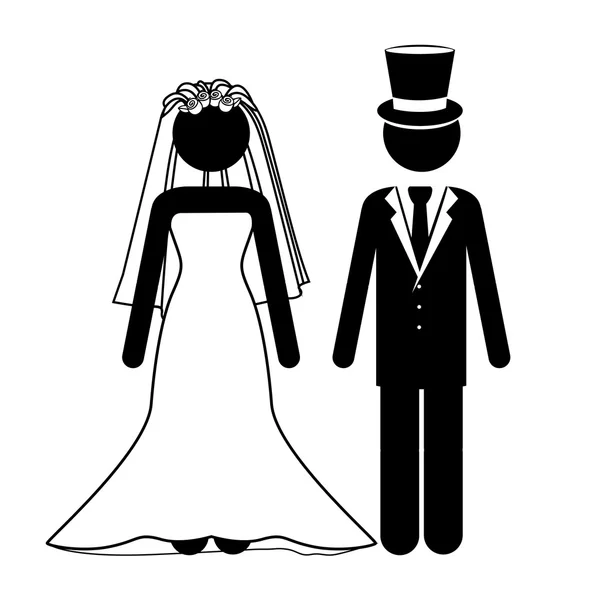 Svatební design — Stockový vektor