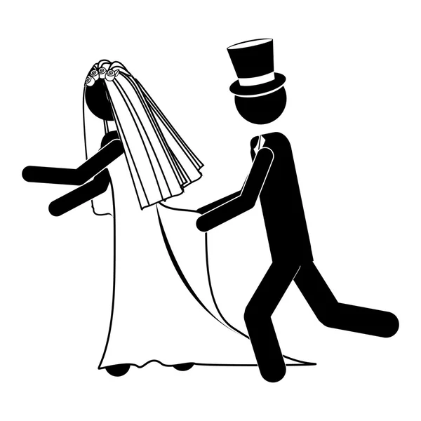Hochzeitsdesign — Stockvektor