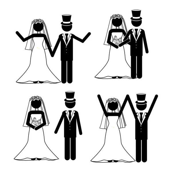 Wedding design Stock Illustration