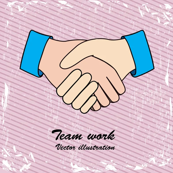 Trabajo en equipo — Vector de stock