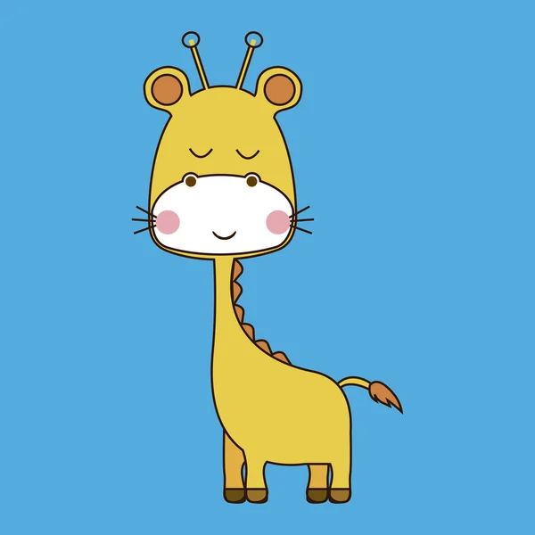 Giraffe ontwerp — Stockvector