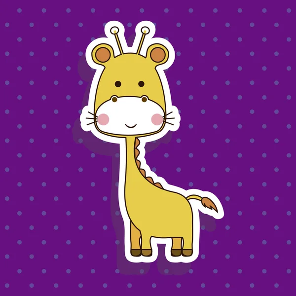 Giraffe design — Stock Vector