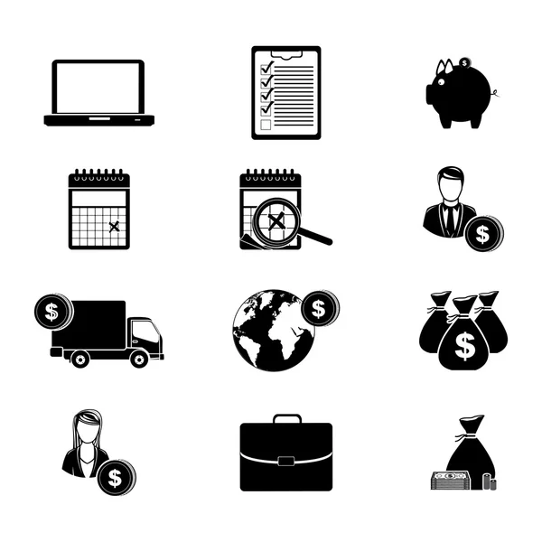 Iconos de negocios — Vector de stock