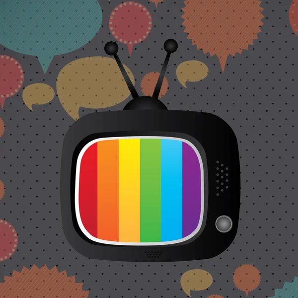 Ikona TV — Stockový vektor
