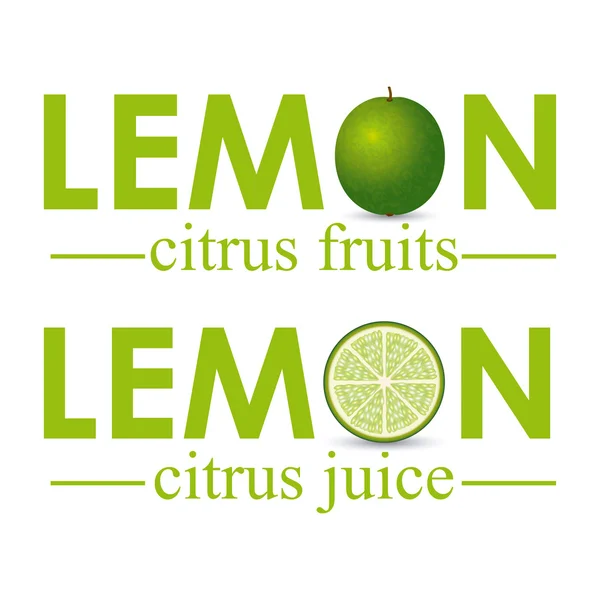 Lemon design — Stock Vector