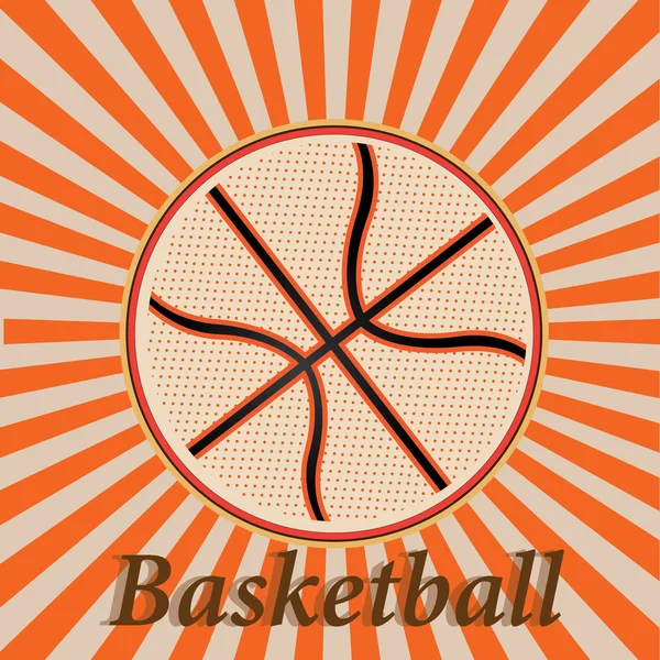 Diseño de baloncesto — Vector de stock