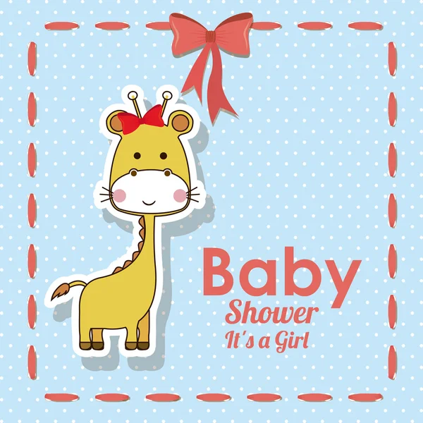 Baby shower design — Stock Vector