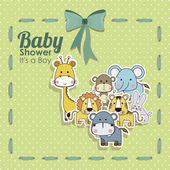 Baby Shower Tiere Ikonen