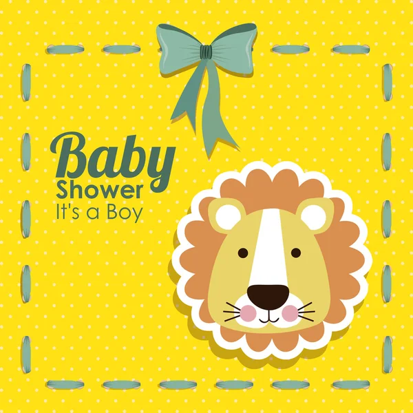 Baby shower design — Stock Vector