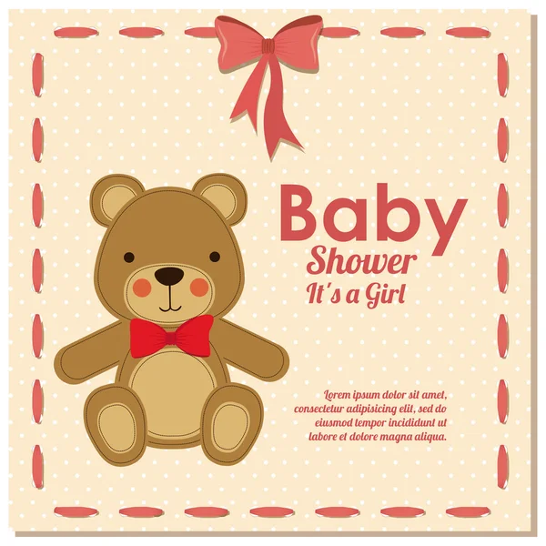 Projekt baby shower — Wektor stockowy