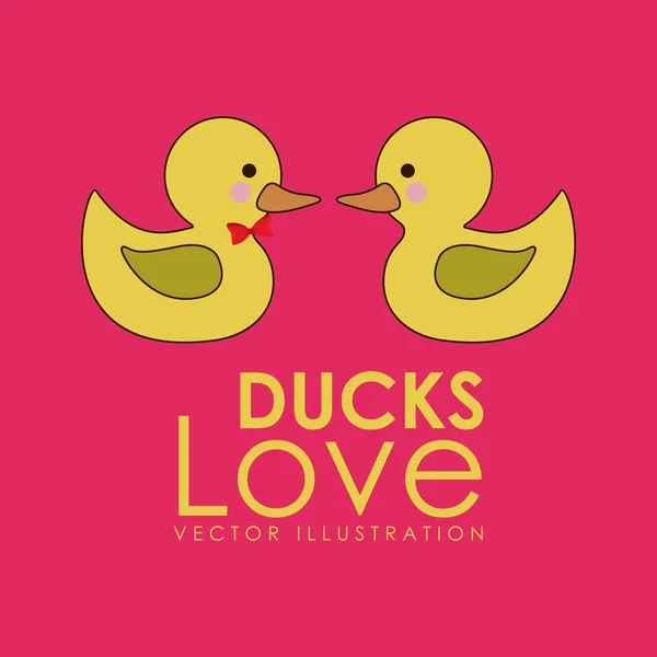Ducks — Stock Vector