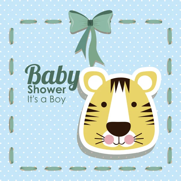 Baby shower design — Stock Vector