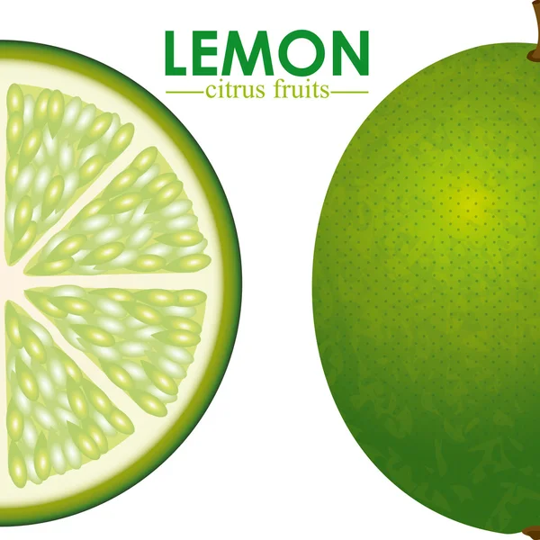 Limon tasarım — Stok Vektör