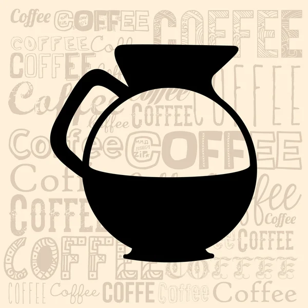 Koffie-icoon — Stockvector