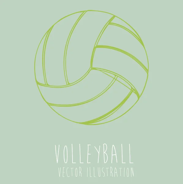 Volley-ball — Image vectorielle