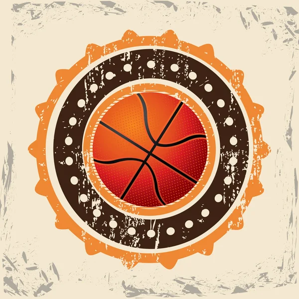 Design de basquete — Vetor de Stock