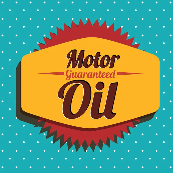 Motorový olej — Stockový vektor