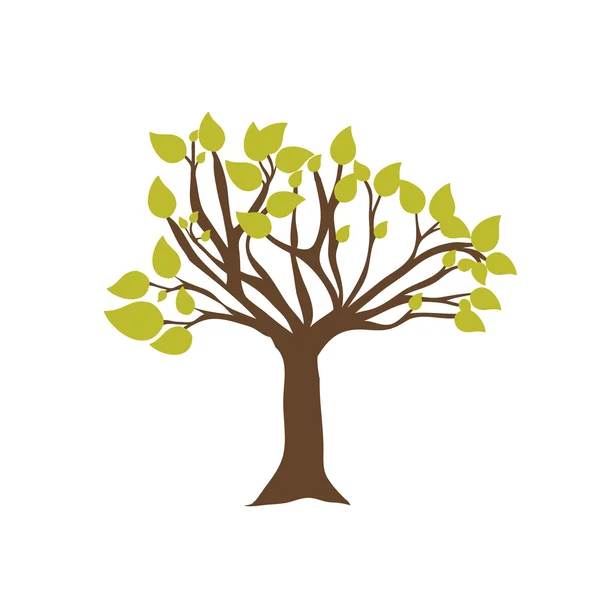 Disegno albero — Vettoriale Stock